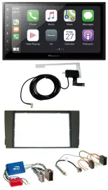 Pioneer USB MP3 2DIN Bluetooth DAB Autoradio für Audi A6 C5 01-05 Aktivsystem Mi