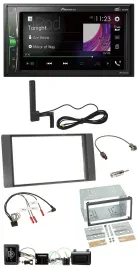 Pioneer MP3 DAB Lenkrad 2DIN Bluetooth Autoradio für Ford Kuga 08-12 anthrazit