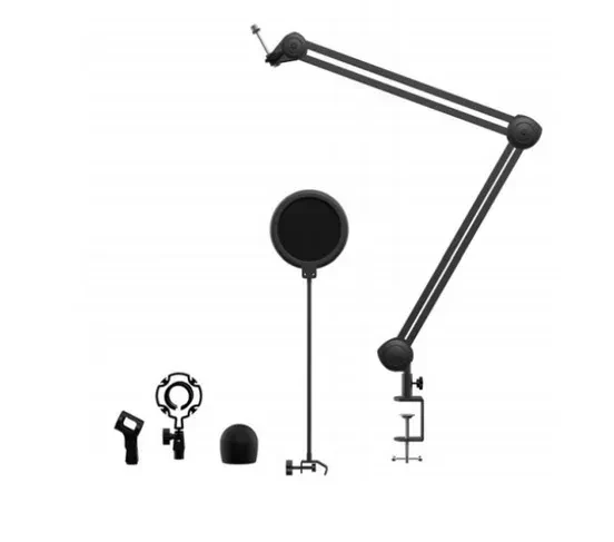 Стойка для микрофона Guitto GMS-02 Black с аксессуарами