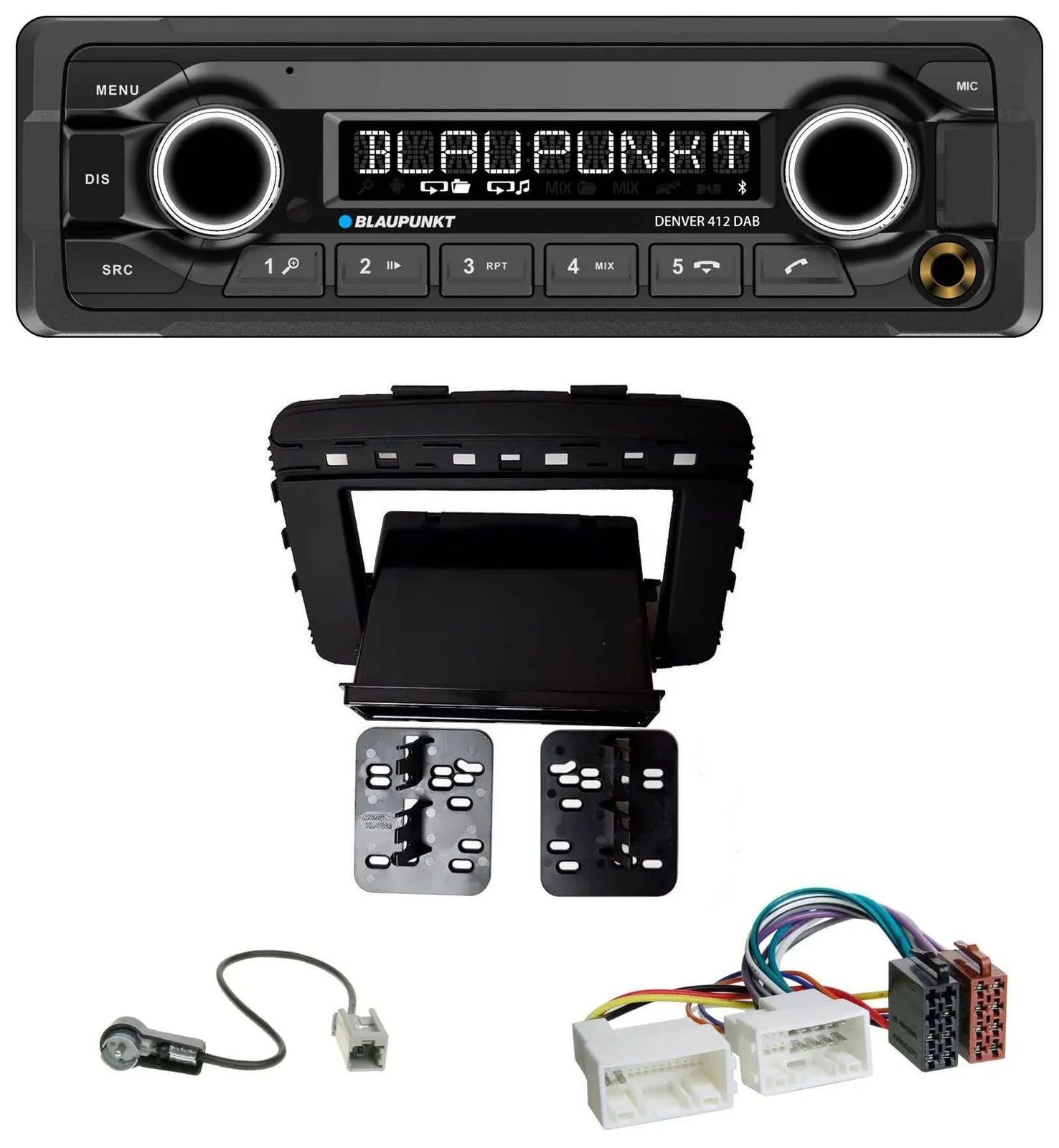 Автомагнитола для Kia Sorento (UM, с 03/2015) Blaupunkt Bluetooth, DAB, MP3, USB