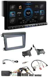Alpine DAB 2DIN USB Bluetooth Lenkrad Autoradio für Honda Civic US Modelle 2012-
