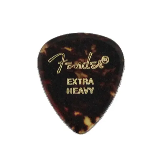 Медиаторы Fender 451 Shape Picks, Tortoise Shell, Extra Heavy, 12 Count