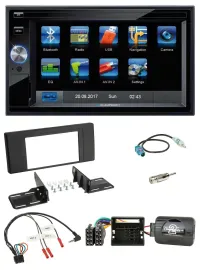 Blaupunkt SD USB TMC Bluetooth 2DIN Lenkrad Navigation für Land Rover Range Rove