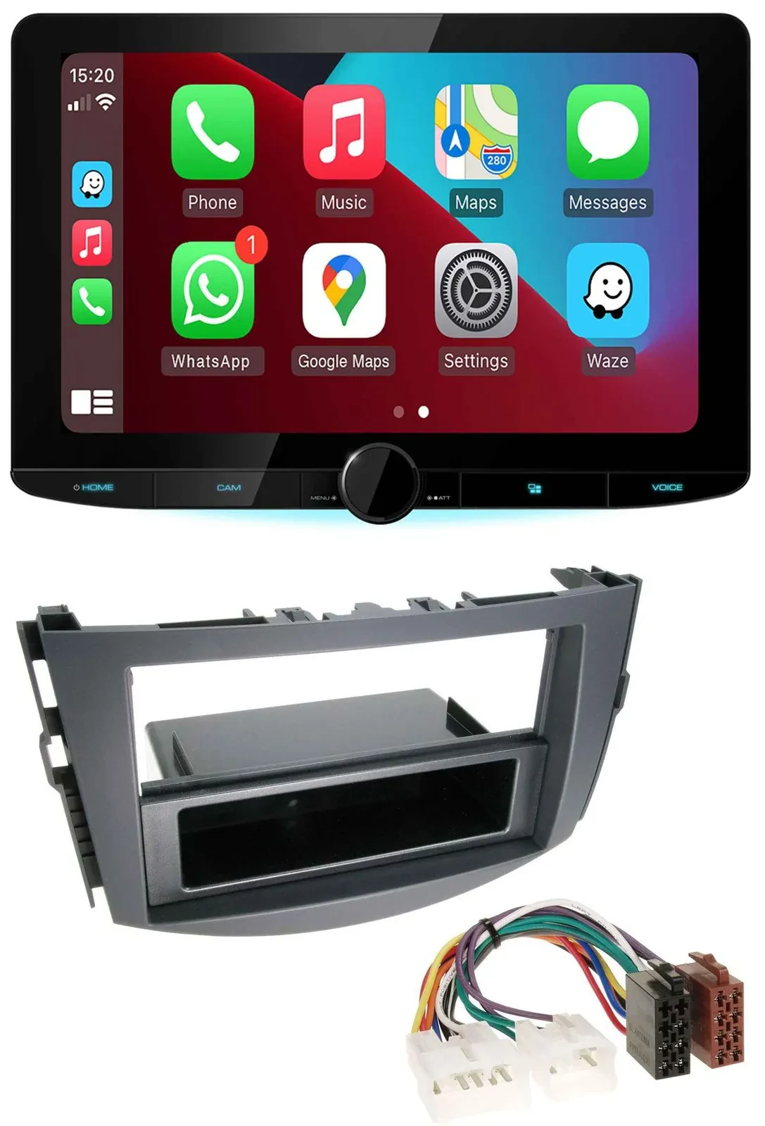 Kenwood MP3 USB DAB Bluetooth Autoradio für Toyota RAV-4 (ab 2006)