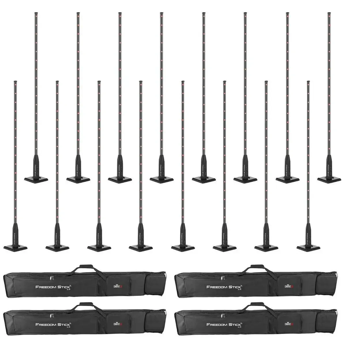 Светодиодный прибор Chauvet DJ Freedom Stick X4 с чехлом (16 штук)