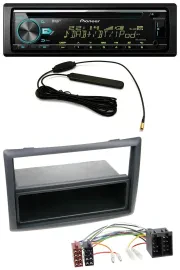 Автомагнитола Pioneer CD/MP3/AUX/DAB/USB для Renault Megane/Scenic (с 2007), черная