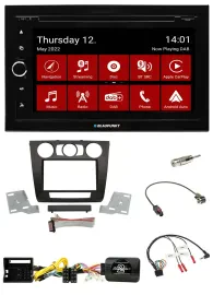 Blaupunkt Lenkrad DVD Bluetooth DAB 2DIN USB Autoradio für BMW 1er man. Klima E8