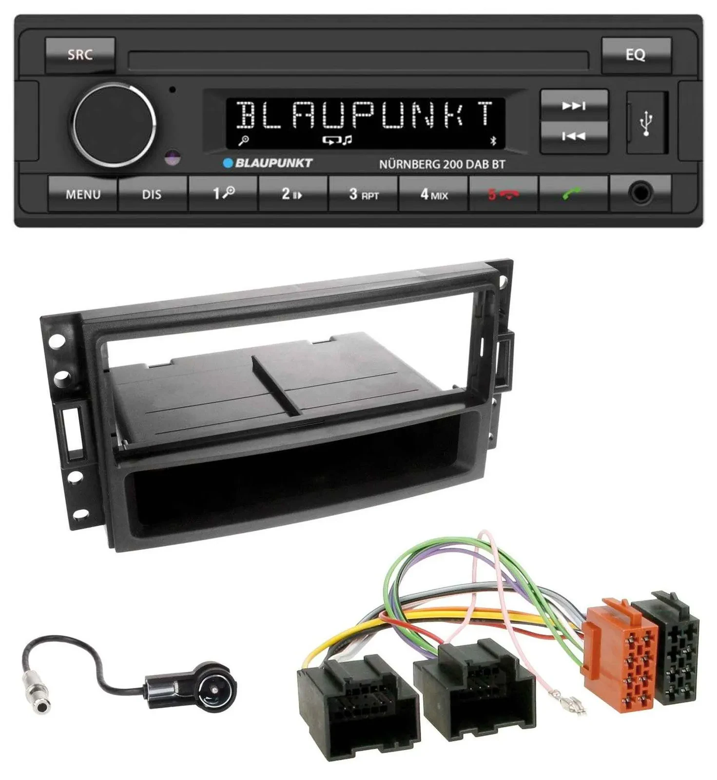Blaupunkt USB DAB MP3 Bluetooth Autoradio für Chevrolet Corvette Uplander 05-13