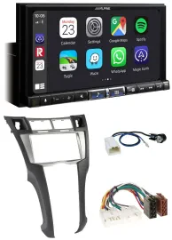Alpine 2DIN DAB USB MP3 Bluetooth Autoradio für Toyota Yaris (2007-2011)