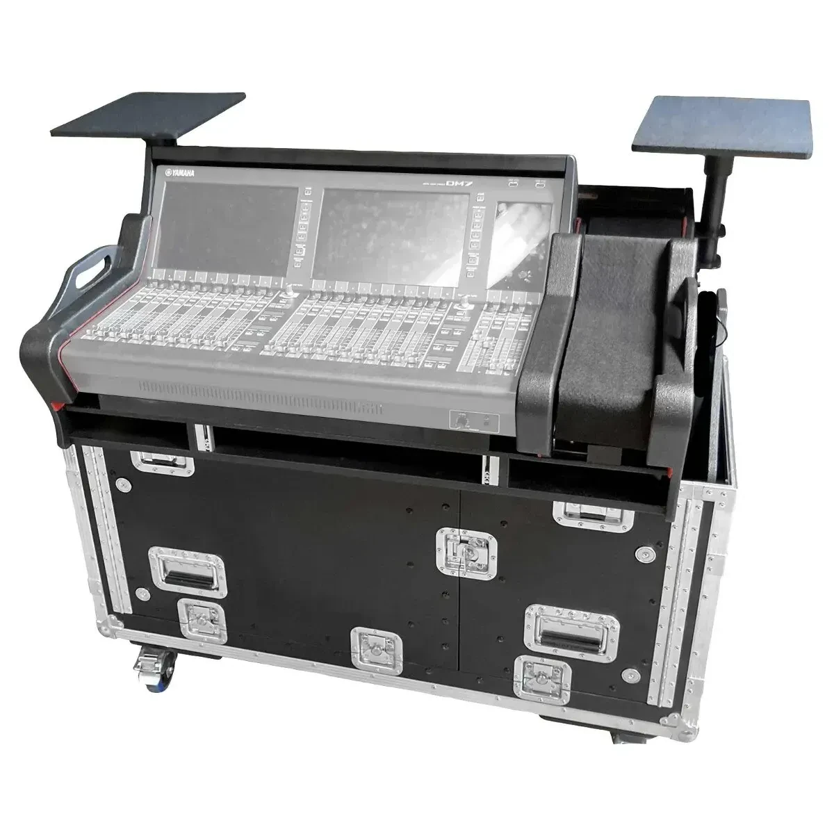 ProX XZF-YDM7EX1U LMA Hydraulic 1U Case with Wheels for Yamaha DM7-EX idjnow