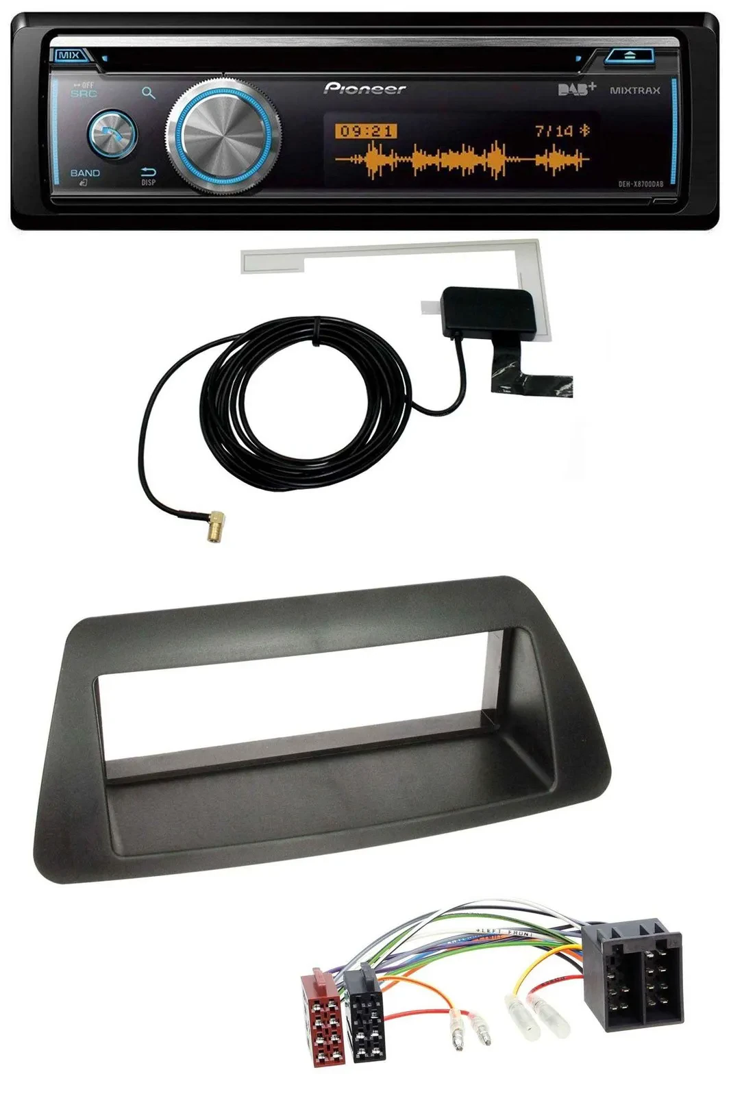 Pioneer Bluetooth DAB MP3 USB CD Autoradio für Fiat Bravo Brava Marea Marea-Week