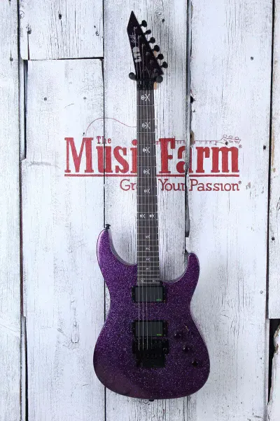 Электрогитара LTD KH-602 Kirk Hammett Signature Purple Sparkle