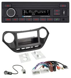 Blaupunkt DAB MP3 Bluetooth USB Autoradio für Hyundai i10 (ab 2013) AUX USB