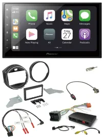 Pioneer Lenkrad Bluetooth DAB 2DIN USB Autoradio für BMW Mini F55/F56 2013-2016