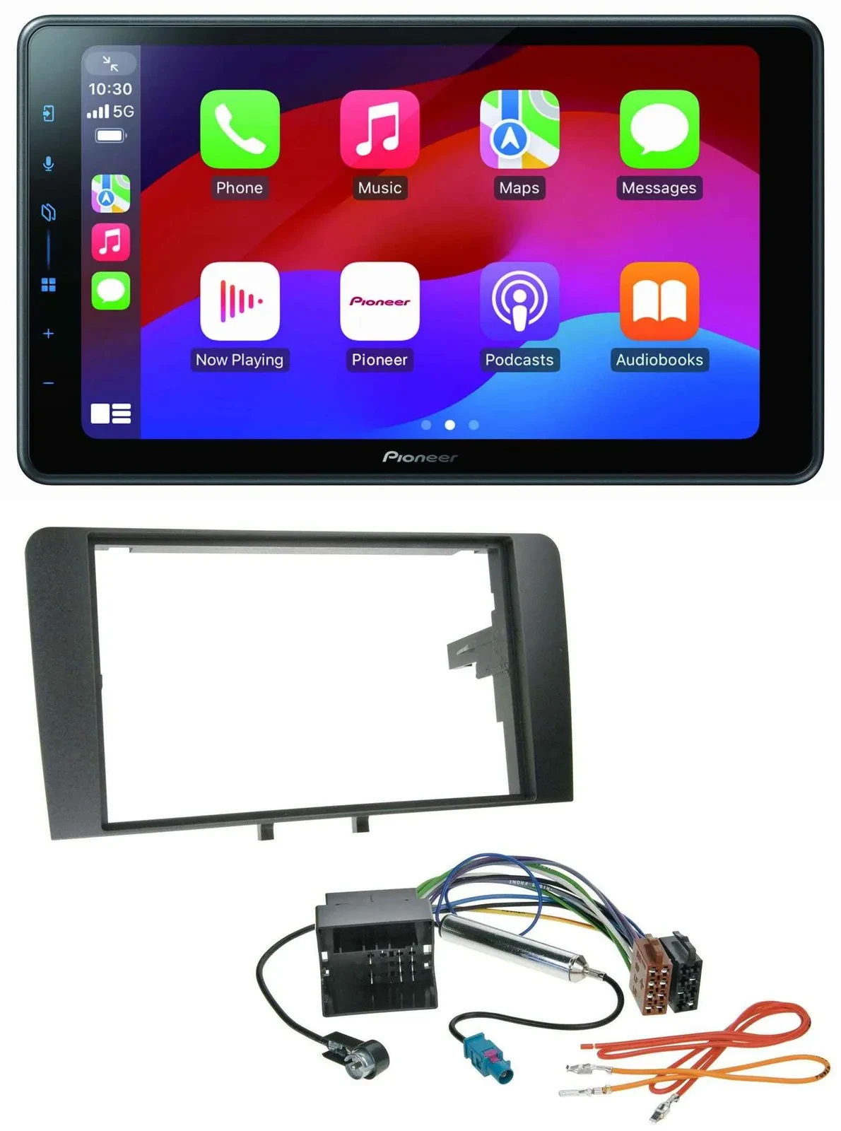 Pioneer Bluetooth 2DIN USB MP3 DAB Autoradio für Audi A3 03-12 8P Quadlock