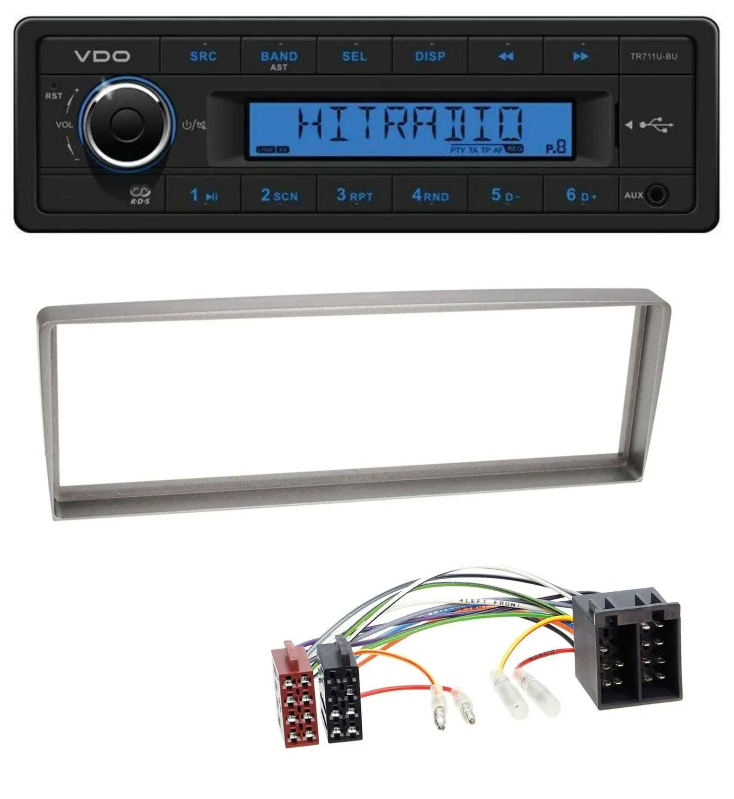 VDO AUX 1DIN MP3 USB Autoradio für Alfa Romeo 156 (2003-2005)