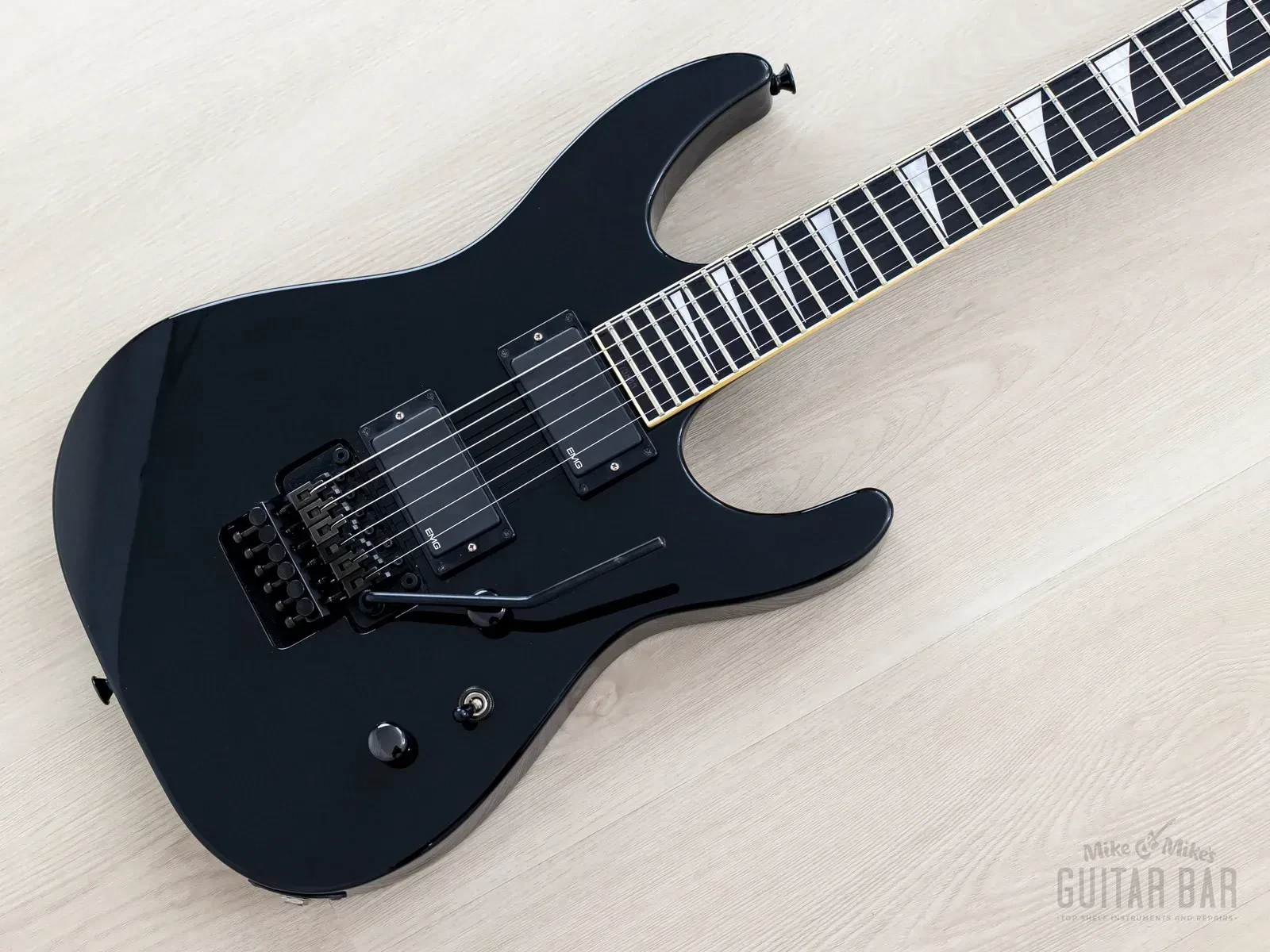 Б/У электрогитара Jackson Stars Soloist SL-TN02EMG сквозной гриф, активная электроника, EMG 81, Japan