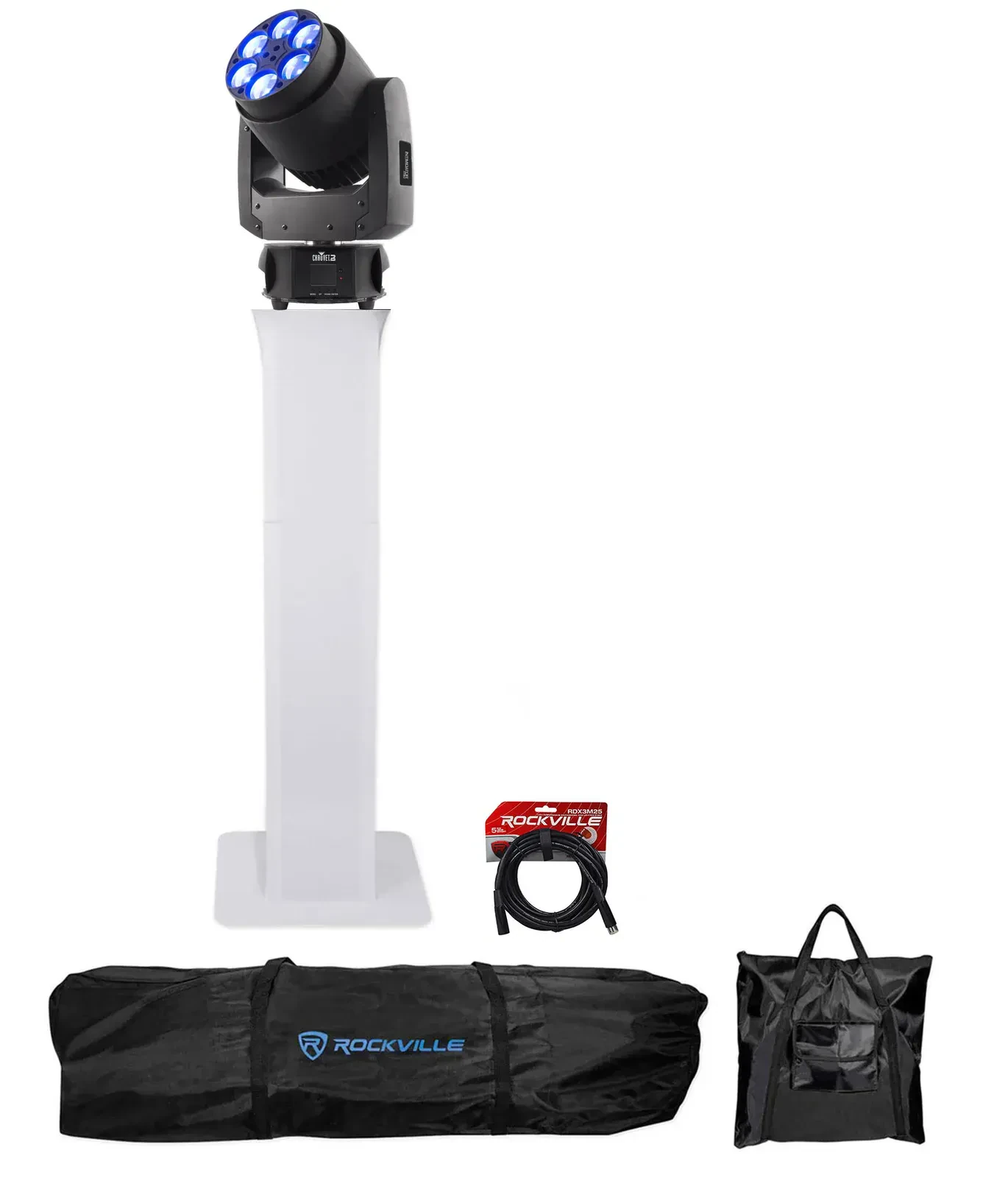 Прибор с полным движением Chauvet DJ Intimidator Trio с аксессуарами