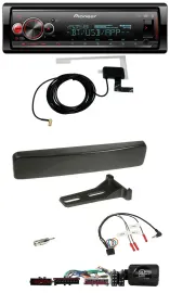 Pioneer Bluetooth DAB USB Lenkrad Autoradio für Ford Focus Mondeo schwarz