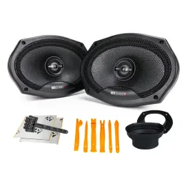 MB Quart PK1-169 110W 6x9" Coaxial Car Speakers + Kit