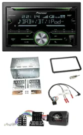 Pioneer Bluetooth Lenkrad DAB 2DIN USB CD Autoradio für Alfa Romeo 159 Brera Spi