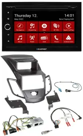 Автомагнитола для Ford Fiesta (2010–2013) Blaupunkt 2DIN, Bluetooth, USB, DAB, навигация, TMC, поддержка управления на руле