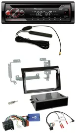 Автомагнитола Pioneer CD/USB DAB MP3 для Fiat Ducato (2008–2011) черный (piano black) с поддержкой кнопок на руле