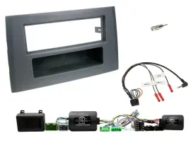 Einbauset Lenkradadapter DIN Autoradio für Volvo XC 90 2004-2014 anthrazit
