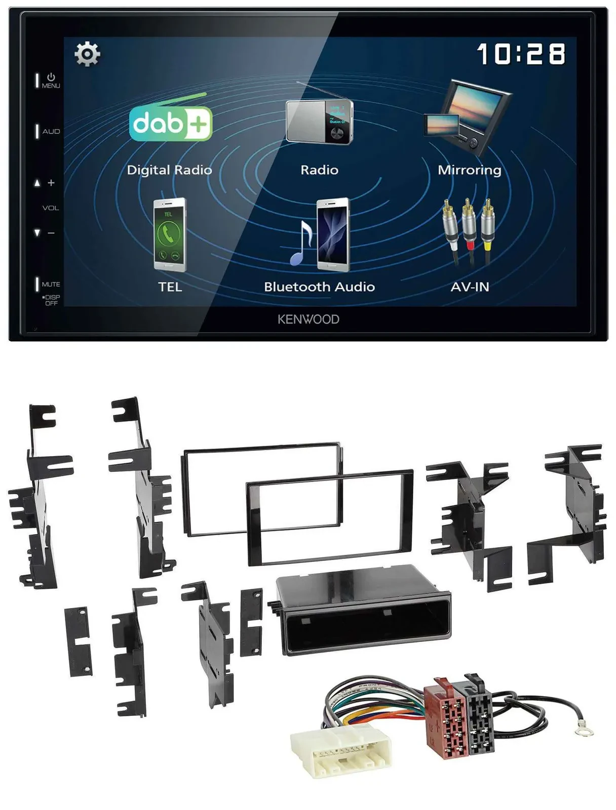 Автомагнитола Kenwood 2 DIN Bluetooth USB DAB MP3
