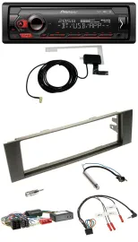 Pioneer DAB USB Lenkrad Bluetooth Autoradio für Audi A3 03-06 Teilsystemadapter