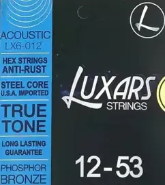 Струны для акустической гитары Smiger LX6-012 Luxars Phosphor Bronze 12-53