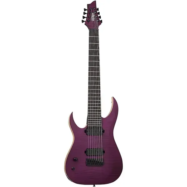 Электрогитара Schecter John Browne Tao-8 Left-Handed Satin Trans Purple