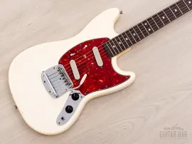 1966 Fender Mustang Vintage Offset Electric Guitar 100% Original w/ Case