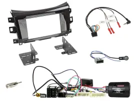 Einbauset Lenkradadapter Doppel DIN Autoradio für Nissan Navarra 16-22 D231