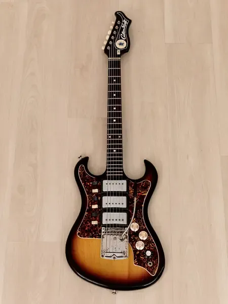 Электрогитара Custom Kraft Ambassador 4272 HHH Sunburst w/case USA 1967