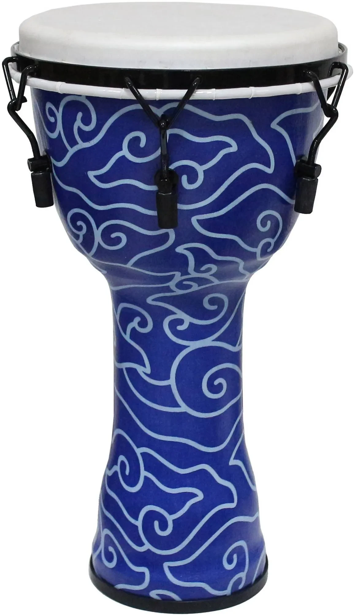 Джембе YUKA DJPK-08SW BL 8" винтовая настройка, пластиковый корпус, синтетическая мембрана, синий