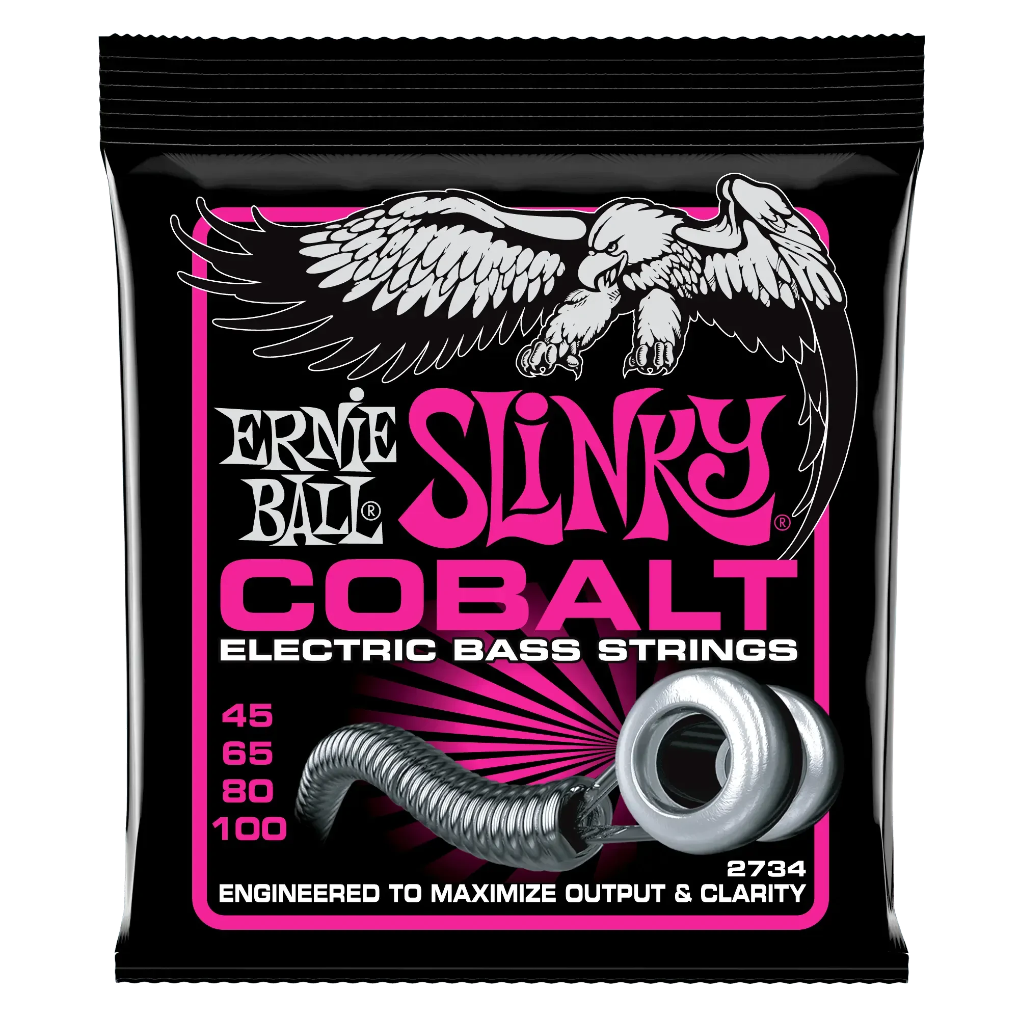 Струны для бас-гитары Ernie Ball 2734 45-100