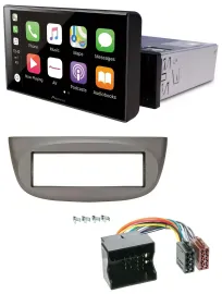 Pioneer Bluetooth MP3 DAB USB Autoradio für Renault Twingo 07-14 beige-grau