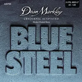 Комплект струн для бас-гитары Dean Markley Blue Steel NPS DM2679A, 45-128