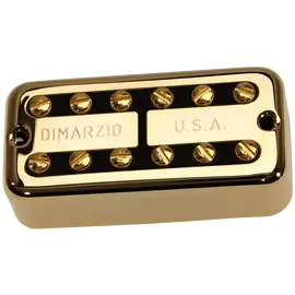 Звукосниматель для электрогитары DiMarzio DP294FGBK PAF'Tron Bridge Gold Black