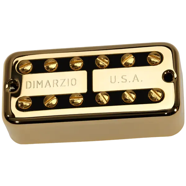 Звукосниматель для электрогитары DiMarzio DP294FGBK PAF'Tron Bridge Gold Black