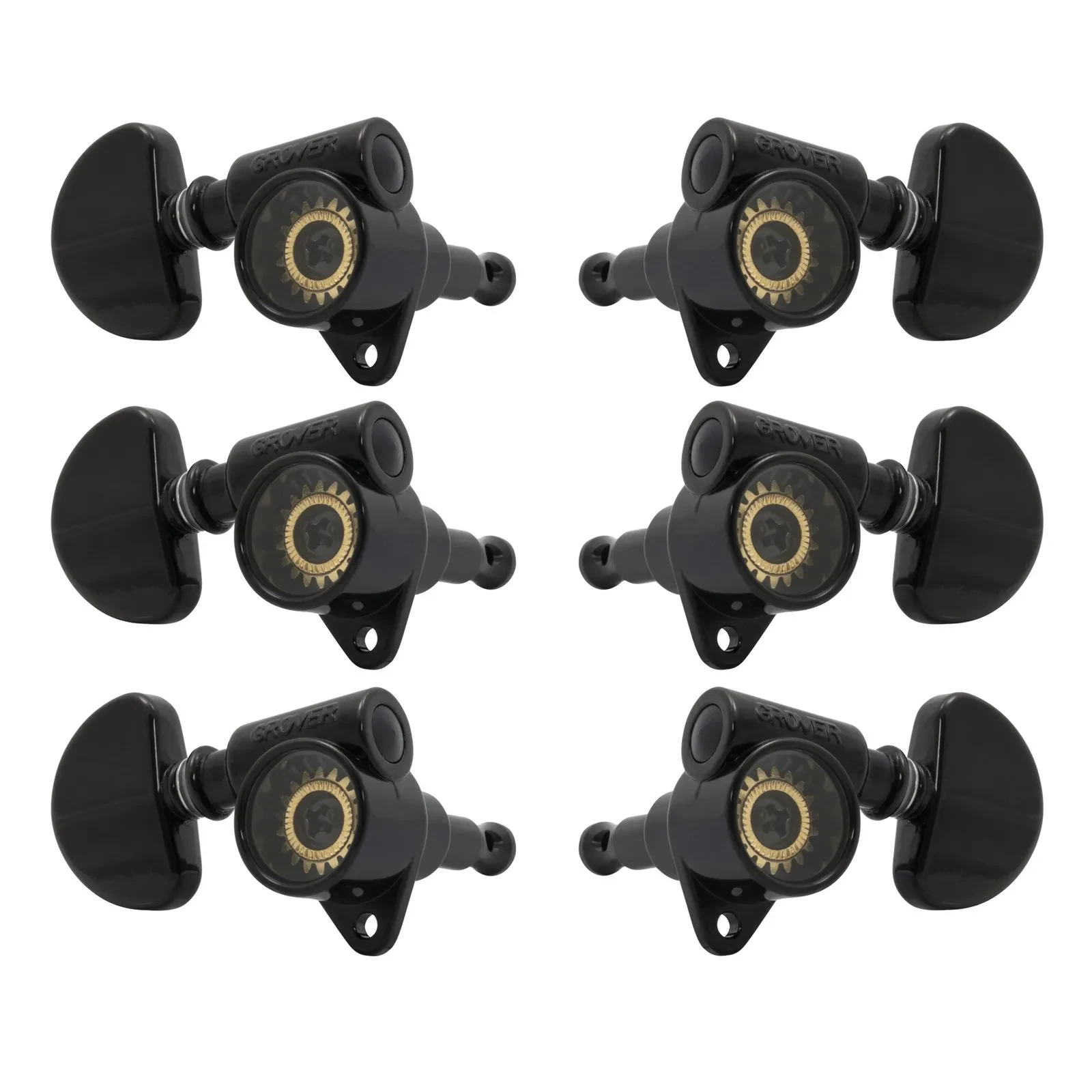 Колки гитарные Grover 102SVBC Black (6 штук)