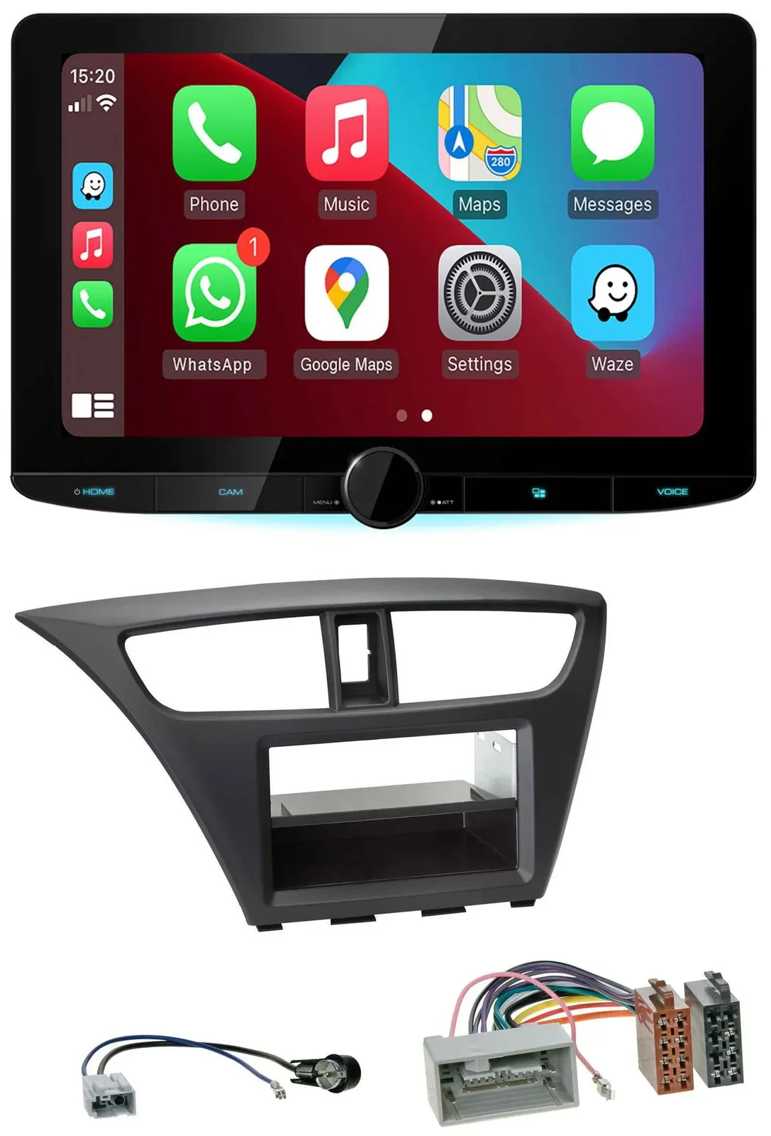 Kenwood MP3 USB DAB Bluetooth Autoradio für Honda Civic (ab 2012)