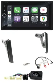 Blaupunkt USB DAB Bluetooth 2DIN TMC Lenkrad Navigation für Toyota Yaris 2007-20