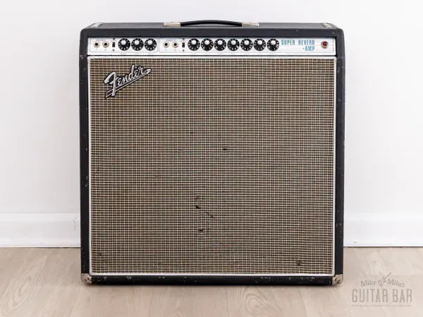 Комбоусилитель для электрогитары Fender Super Reverb AB763 Oxford 45W 4x10 USA 1968