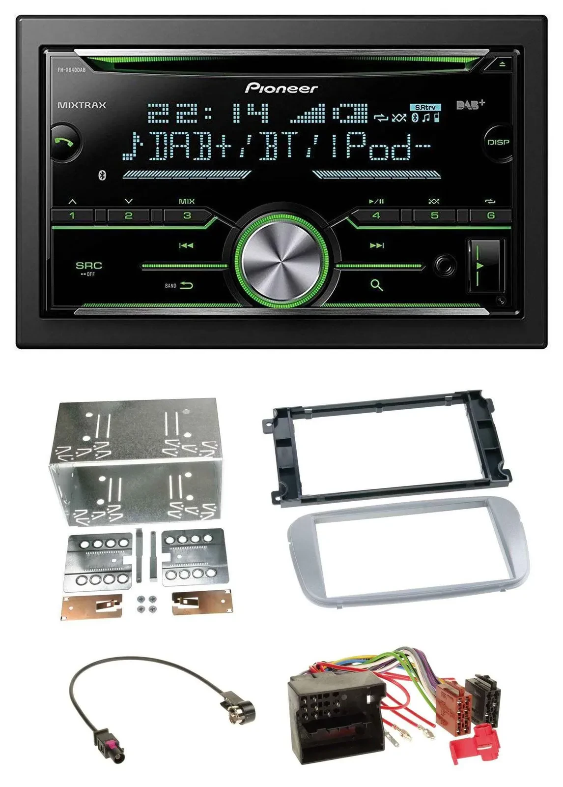 Pioneer Bluetooth MP3 DAB 2DIN USB CD Autoradio für Ford Mondeo 2007-2014 S-Max