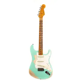 Электрогитара Fender Custom Shop Red Hot Stratocaster Super Heavy Relic Faded Aged Seafoam Green