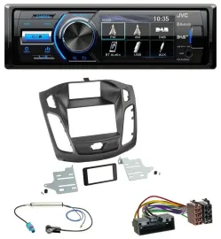 JVC Bluetooth MP3 USB DAB Autoradio für Ford Focus (DYB, 2011-2014)