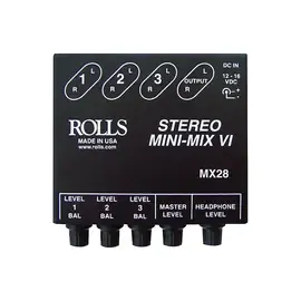 Аналоговый микшер Rolls MX28 Mini-Mix VI