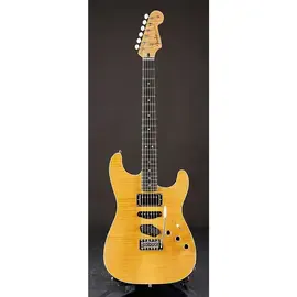 Электрогитара Fender Custom Shop Masterbuilt McMillin HST Stratocaster NOS Ebony FB Trans Amber